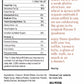 nutritional label for whole grain cookies, benefits of einkorn wheat, where einkorn is grown, and contact info for ayursome foods