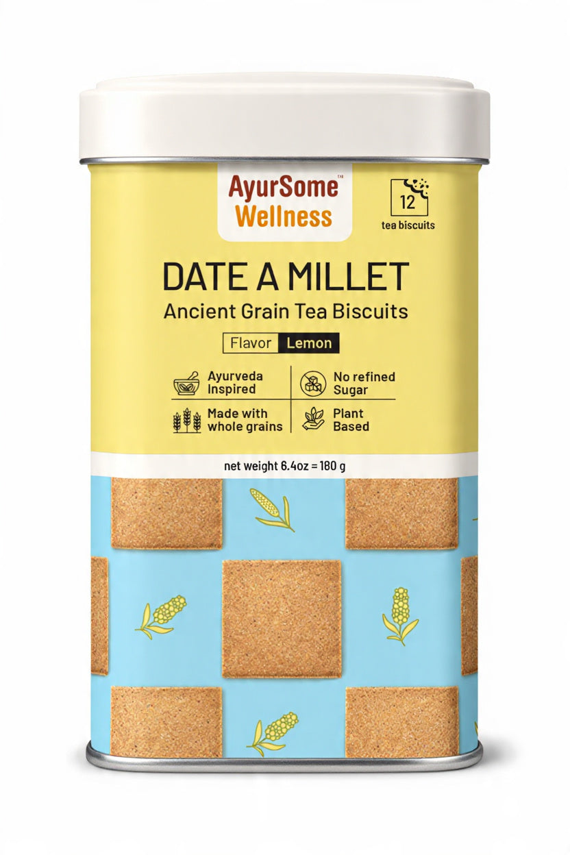 Date-A-Millet | Ancient Grain Tea Biscuits