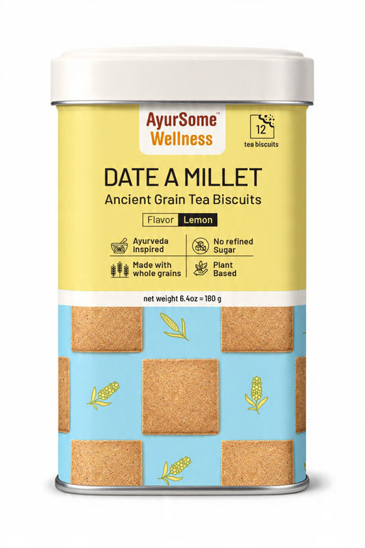 Date-A-Millet | Ancient Grain Tea Biscuits