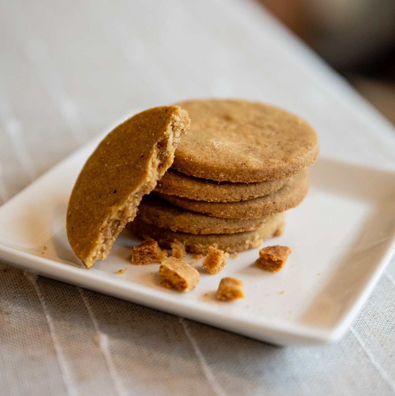 Vegan and gluten free millet cookies sweetened with powdered dates for diabetic friendly snacking